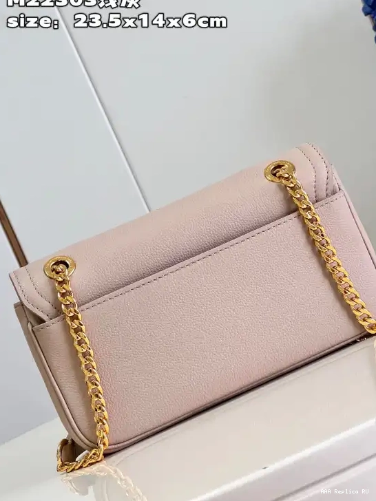 Aaa replica bags cm LOUIS TWIST-23.5*14*6 VUITTON 0520